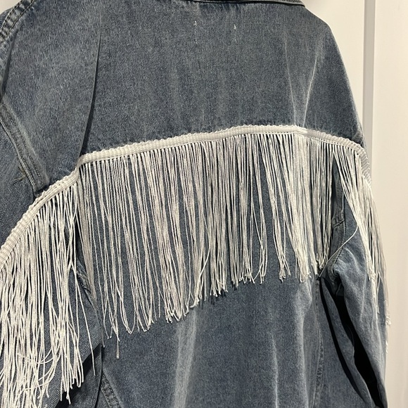 Fringe Denim Jacket - Picture 4 of 4